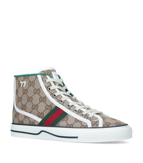 gucci high top tennis shoes|Gucci tennis shoes nordstrom.